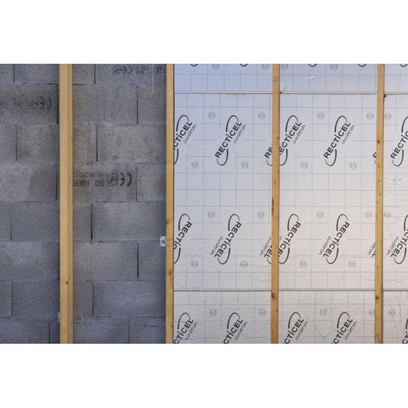 Panneau isolant polyuréthane Powerwall pour isolation thermique par l'extérieur