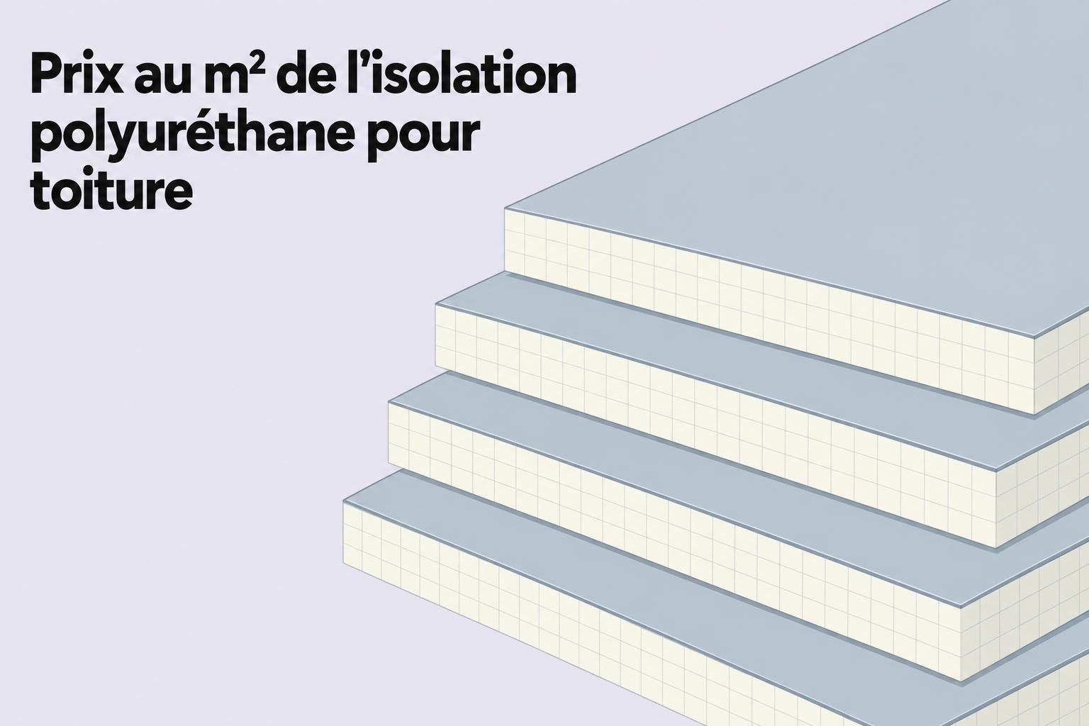 Prix au m² de l'isolation polyuréthane pour toiture